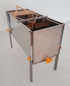 Rechteckiger Entdeckelungstank, Edelstahl - 1000X510X395mm